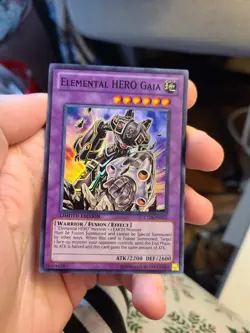 Yugioh Elemental HERO Gaia CT08-EN011 Limited Super Rare - Image 1