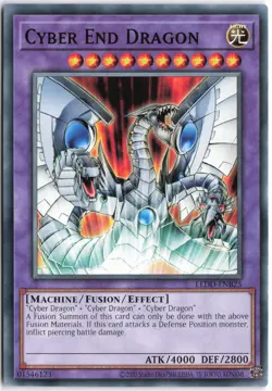 Yugioh - Cyber End Dragon LEDD-ENB25 Unlimited - Legendary Dragon Decks (2020 Da - Image 1