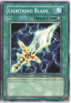 Yugioh - Lightning Blade YSDJ-EN023 1st Edition - Starter Deck: Jaden Yuki - Image 1