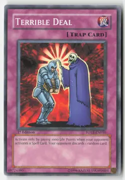 Yugioh - Terrible Deal FOTB-EN050 1st Edition - Force of the Breaker - Image 1