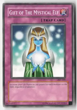 Yugioh - Gift of The Mystical Elf PSV-009 Unlimited - Pharaoh's Servant - Image 1