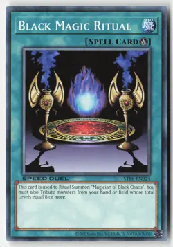 Yugioh - Black Magic Ritual STP6-EN024 Unlimited - Speed Duel: Tournament Pack 6 - Image 1