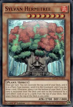 Sylvan Hermitree - Ultra Rare 1st Edition MP14-EN201 - LP - YuGiOh - Image 1