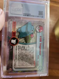 (POP 3) Ivysaur #02 Black Logo Topps Series 1 Pokemon Card CGC 10 Subgrades! - Image 4