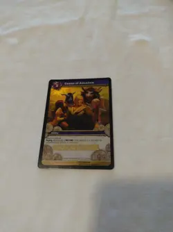 WoW TCG Loot Card Center of Attention Unused unscratched Gladiators Blizzard - Image 1