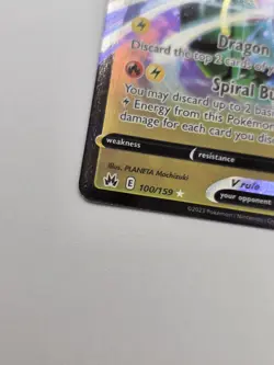 Rayquaza VMAX 102/159 & V 100 Pokemon Card Crown Zenith Holo Rare Art - Image 3