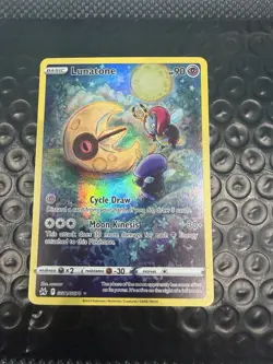 Lunatone CROWN ZENITH NM Pokemon Card Galarian Gallery # GG11/GG70 - Image 1