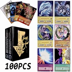YUGIOH • 100 CARDS PACK • ANIME STYLE • DARK MAGICIAN • BLUE EYES • EXODIA • NEW - Image 1