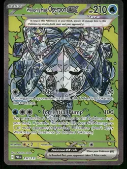 Pokemon Cards Wellspring Mask Ogerpon ex 152/131 Prismatic Evolutions NM *2 - Image 1