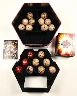 Bakugan Battle Brawlers Set Tin w/55 thick Cards, 19 Brawlers & Rulebook - Image 5