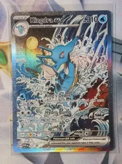 Kingdra ex 131 Sv: Scarlet & Violet Promo Cards SiR M/NM. - Image 1