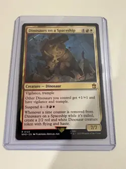 MTG Dinosaurs on a Spaceship NM Doctor Who Magic 122 pack fresh - Image 1