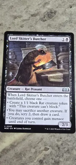 Lord Skitter's Butcher Wilds of Eldraine Regular Uncommon Creature MTG NM - Image 1