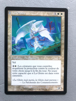 Mtg Carte Magic Judgment Glory French NM/LP - Image 1