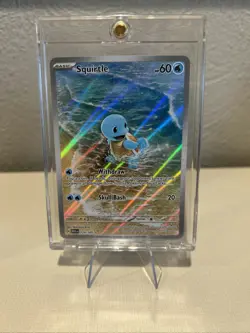 2023 Pokemon MEW EN Illustration Rare #170 Squirtle #2 LP *READ* - Image 1
