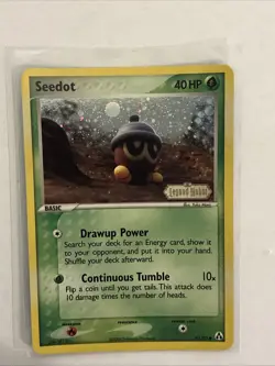 Pokemon TCG Seedot EX Legend Maker 61 Reverse Holo Common - Image 1