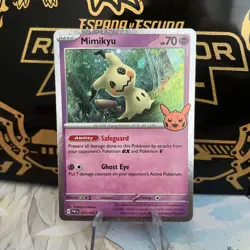 Mimikyu #37 cosmos holo Pokemon Trick Or Trade 2024 Promo - Image 1