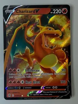 Charizard V 017/172 NM Brilliant Stars Pokemon Ultra Rare Holo - Image 1