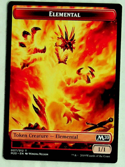 Elemental - Token - Core Set 2020 Ed. - 2019 - Magic The Gathering Card - Image 1