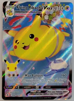 Flying Pikachu VMAX 007/025 Pokemon Celebrations Holo NM (2 of 2) - Image 1