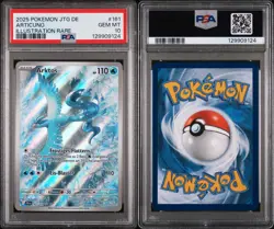 2025 Pokemon Reisegefahrten Arktos PSA 10 Gem Mint #161 Deutsch - Image 1
