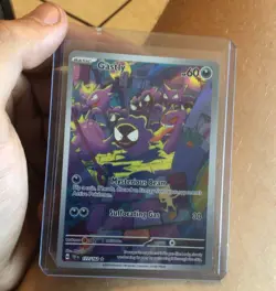 Pokemon Gastly Illustration Rare Holo SV05 Temporal Forces 177/162 English - Image 1