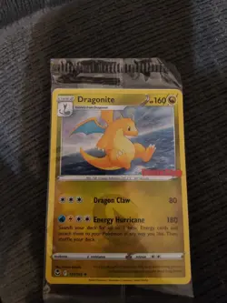Dragonite 131/195 Holo -Promo Stamp SEALED Pokemon TCG Silver Tempest GameStop - Image 1