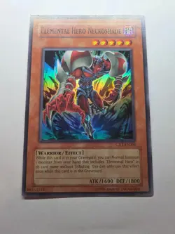 Elemental Hero Necroshade GX1-EN001 Yugioh TCG Super Rare Unlimited NM - Image 1