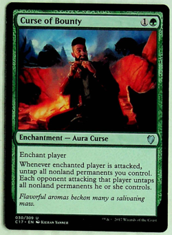 Curse of Bounty - Commander 2017 Ed. - 2017 -Magic the Gathering Card - Image 1