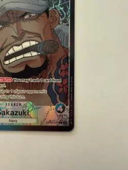 One Piece CCG: Sakazuki - OP05-041 Leader Alt Art - Awakening of the new Era - Image 5