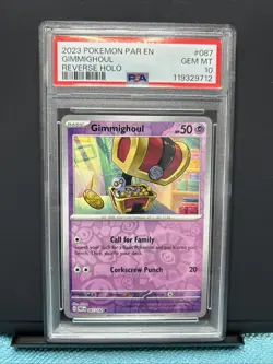 Gimmighoul 87/182 Reverse Holo | Paradox Rift | Pokemon Card - Image 1
