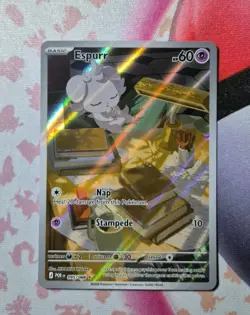 Pokemon Card - Espurr 095/088 - Perfect Order - Illustration Rare - Holo - Image 1