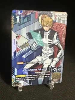 Graham Aker Alternate Art Foil - GD03-098 R+ - Gundam TCG Card Game NM. - Image 3