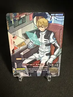 Graham Aker Alternate Art Foil - GD03-098 R+ - Gundam TCG Card Game NM. - Image 4