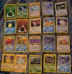 Pokemon 40 Card Lot - Wizards of the Coast, Energy, Brock's Zubat, listing 2 - Image 1