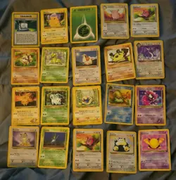 Pokemon 40 Card Lot - Wizards of the Coast, Energy, Brock's Zubat, listing 2 - Image 2