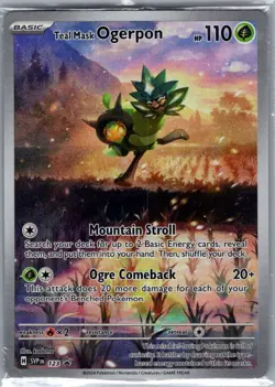 Sealed - Teal Mask Ogerpon 123 SV: Scarlet & Violet Promo Cards - Pokemon Card - Image 1
