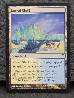 LP - Boreal Shelf - Coldsnap - Magic The Gathering Lightly Played English MTG - Image 1