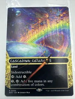 Cascading Cataracts (Borderless) Edge of Eternities: Stellar Sights Regular - Image 2