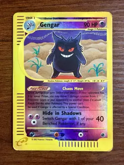 Pokemon Gengar Expedition E-Series 2002 Reverse Holo (013/165) - English - Image 1