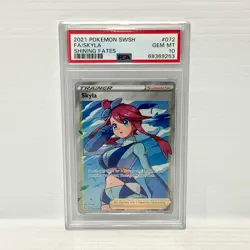 PSA 10 Skyla 072/072 - Shining Fates - Graded Pokemon Card - Image 1