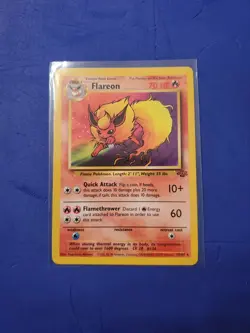Pokemon TCG - Flareon - 19/64 - Rare Unlimited - Jungle Unlimited [NM] - Image 1