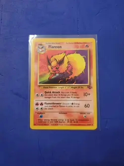 Pokemon TCG - Flareon - 19/64 - Rare Unlimited - Jungle Unlimited [NM] - Image 2