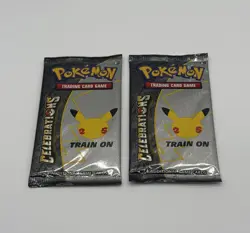 Pokemon Celebrations 25th Anniversary Booster Pack (x2) - New Sealed - Image 1