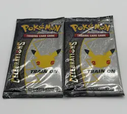 Pokemon Celebrations 25th Anniversary Booster Pack (x2) - New Sealed - Image 3