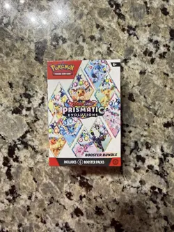 Pokemon Scarlet & Violet Prismatic Evolutions Booster Bundle New - Image 1