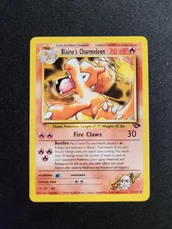 Blaine's Charmeleon #31/132 - Pokemon Gym Challenge - WotC 2000 - Uncommon - NM - Image 1