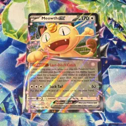 Pokemon TCG Meowth EX 062/088 XY Ancient Full Art Holo Rare 170 HP - Image 1