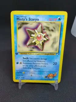 2000 Pokemon Gym Heroes 1st Edition 90/132 Misty's Staryu - Image 1