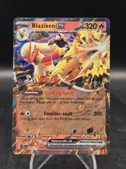 Pokemon TCG Blaziken ex 024/159 Sv09: Journey Together Double Rare Holo NM - Image 1